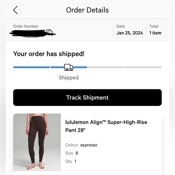 Lululemon Align Super High Rise Leggings - 28” - Picture 6 of 6